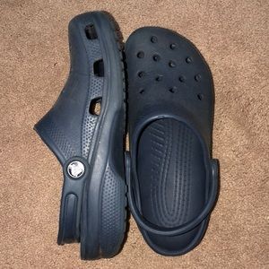 Navy Crocs